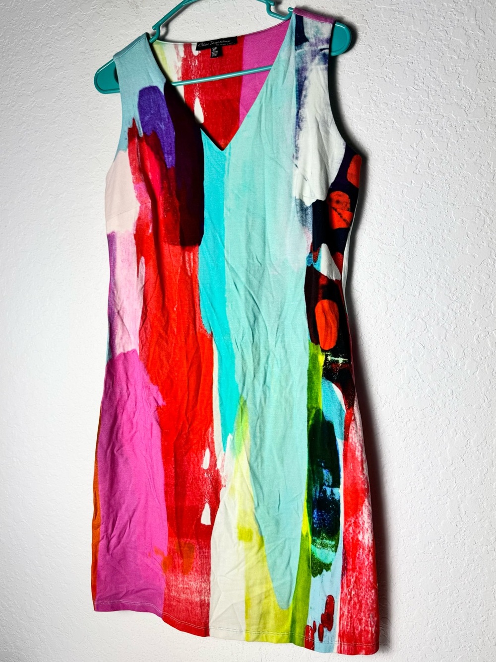 Claire Desjardins Sleeveless Tank Dress Women's Multicolor Abstract Size Small